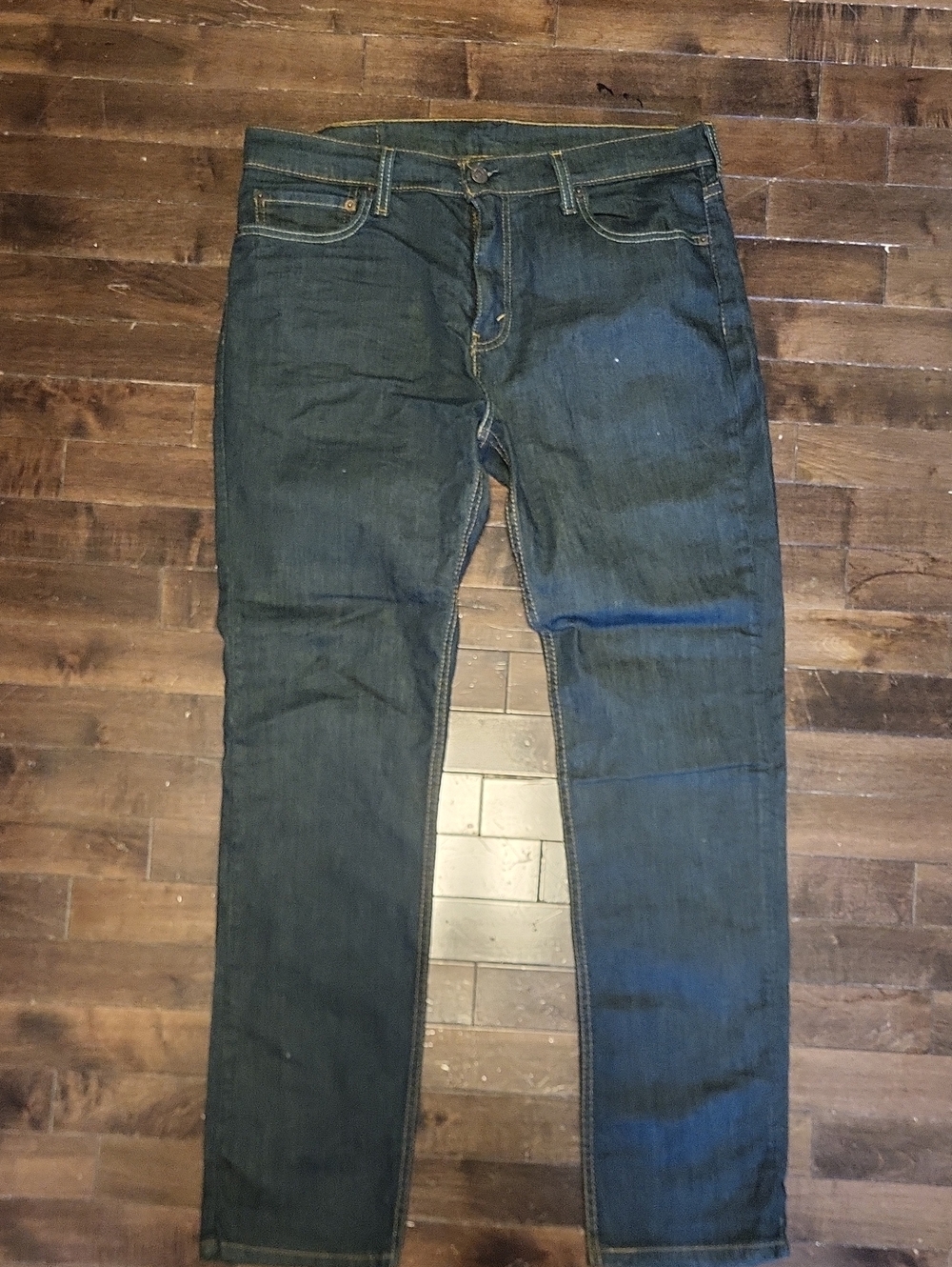 Levi's Slim Straight Jeans in Dark Indigo